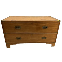 Load image into Gallery viewer, 19th Century English Mahogany Campaign Chest with Secrétaire Drop Front-Chest-Antique Warehouse