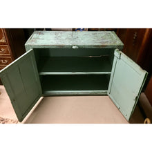 Load image into Gallery viewer, 19th Century French Canadian Country Rustic Blue Painted Cabinet-sideboard-Antique Warehouse