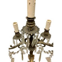 Load image into Gallery viewer, 19th Century French Louis XV Bronze and Crystal sconces - 5 light - a pair-Sconces-Antique Warehouse