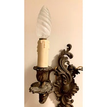 Load image into Gallery viewer, 19th Century French Rococo Cast Bronze 2 Arm Sconces - a pair-Sconces-Antique Warehouse
