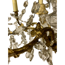 Load image into Gallery viewer, 19th Century Napoleon III French Crystal and Bronze Doré 9-Light Chandelier-Chandelier-Antique Warehouse