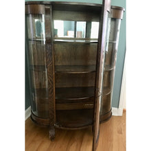 Load image into Gallery viewer, Antique American Bow Glass China Cabinet - Chittendon & Eastman-Cabinet-Antique Warehouse