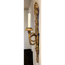 Load image into Gallery viewer, Early 20th Century Italian Gilt Wood Carved Sconce - Large 32"H-Sconces-Antique Warehouse