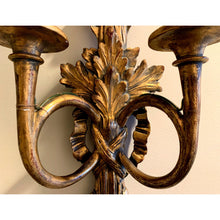 Load image into Gallery viewer, Early 20th Century Italian Gilt Wood Carved Sconce - Large 32"H-Sconces-Antique Warehouse