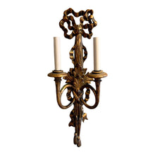 Load image into Gallery viewer, Early 20th Century Italian Gilt Wood Carved Sconce - Large 32"H-Sconces-Antique Warehouse