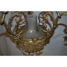 Load image into Gallery viewer, Renaissance style Gilt-Bronze and Patinated-Bronze Chandelier-Chandelier-Antique Warehouse