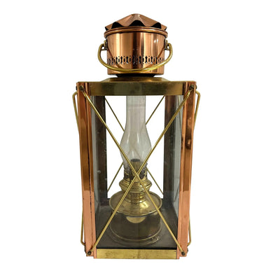 Antique Victorian Copper Storm Lantern-Lantern-Antique Warehouse