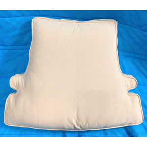 Pair of White Armchair Seat Cushion Pads-Pillows-Antique Warehouse