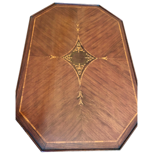 1940's Italian Inlaid Octagon Cocktail | Coffee Tables-Cocktail Table-Antique Warehouse