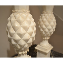 Load image into Gallery viewer, 1950&#39;s Italian Alabaster Pineapple Table Lamps - a pair-Lamp-Antique Warehouse