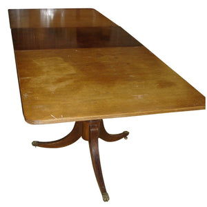 19th Century English Double Pedestal Dining Table - 12 Feet long-Dining Table-Antique Warehouse