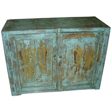 Load image into Gallery viewer, 19th Century French Canadian Country Rustic Blue Painted Cabinet-sideboard-Antique Warehouse