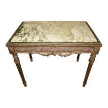 Load image into Gallery viewer, 19th Century French Carved Cocktail | Coffee Table with Marble top-Cocktail Table-Antique Warehouse