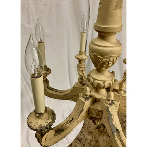 19th Century French Carved & Painted Chandelier-Chandelier-Antique Warehouse