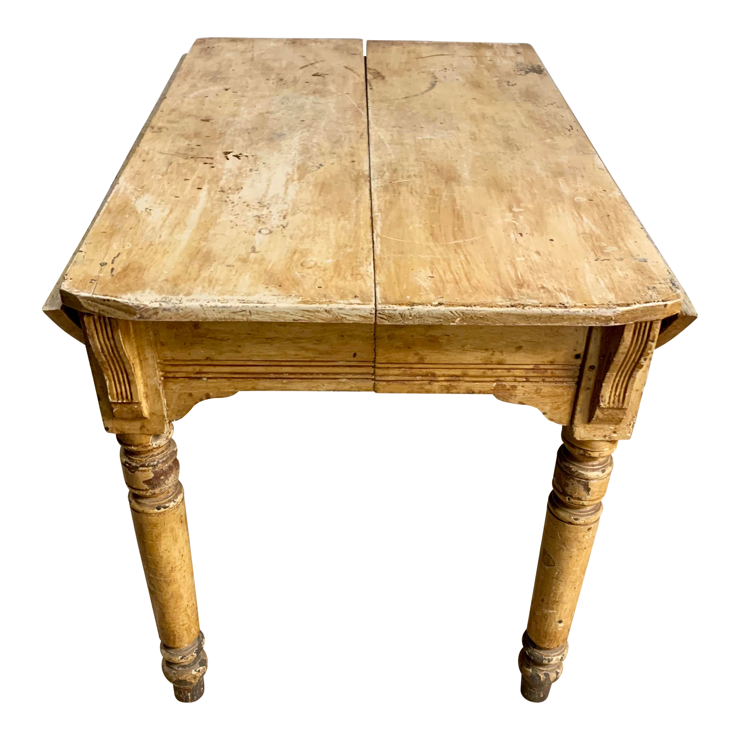 19th Century French Country Oak Dining Table - Expandable