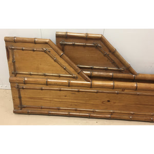 19th Century French Faux Bamboo Bed-Bed-Antique Warehouse