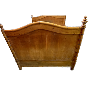 19th Century French Faux Bamboo Bed-Bed-Antique Warehouse