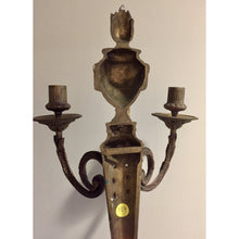 Load image into Gallery viewer, 19th Century French Louis XVI Style Bronze Cast Sconces - 2 arms - a pair-Sconces-Antique Warehouse