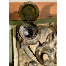 Load image into Gallery viewer, 19th Century French Marble Double Inkwell with Bronze Eagle Sculpture-Decorative-Antique Warehouse