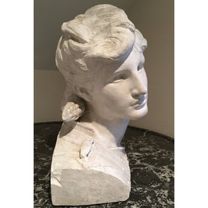 19th Century French Plaster Bust from Union Centrale des Arts Décoratifs-Sculpture-Antique Warehouse