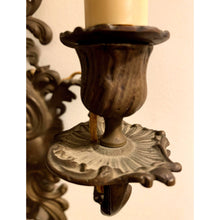 Load image into Gallery viewer, 19th Century French Rococo Cast Bronze 2 Arm Sconces - a pair-Sconces-Antique Warehouse