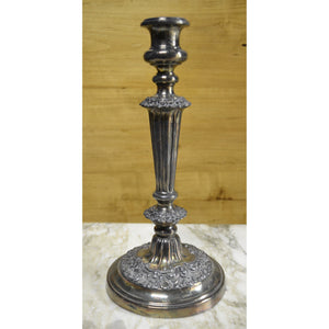 19th Century George IV English Silver Candlestick-Candlestick-Antique Warehouse