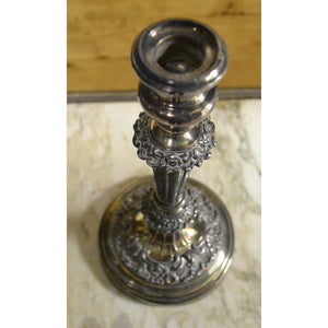 19th Century George IV English Silver Candlestick-Candlestick-Antique Warehouse