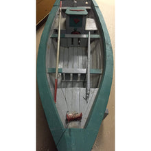 Load image into Gallery viewer, 19th Century Maritime Large Painted Model Fishing Boat on Stand - 60&quot; Long-Decorative-Antique Warehouse