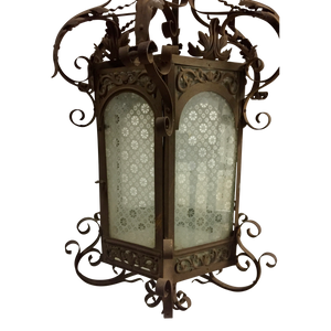 19th Century Moroccan style Iron Lantern-Lantern-Antique Warehouse