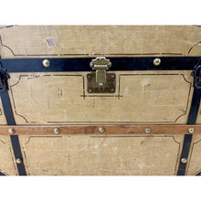 Load image into Gallery viewer, 19th Century Painted Barrel Dome Top Blanket Trunk | Chest-Trunk-Antique Warehouse