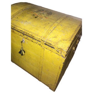 19th Century Painted Dome Top Blanket Chest | Trunk-Chest-Antique Warehouse