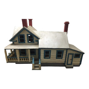 19th Century Painted Model of House-Decorative-Antique Warehouse