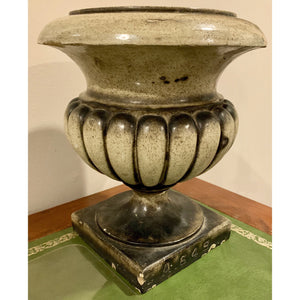 19th Century Scottish Painted & Salt Glazed Stoneware Urn-Decorative-Antique Warehouse