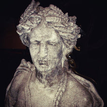 Load image into Gallery viewer, 19th Century Stone Sculpture Bust | Statue on Pedestal-Sculpture-Antique Warehouse