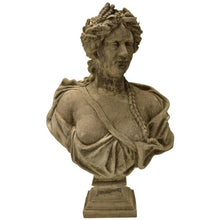 Load image into Gallery viewer, 19th Century Stone Sculpture Bust | Statue on Pedestal-Sculpture-Antique Warehouse