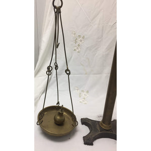 19th Century Thomas Steen Brass Tabletop Balance Scale-Scale-Antique Warehouse