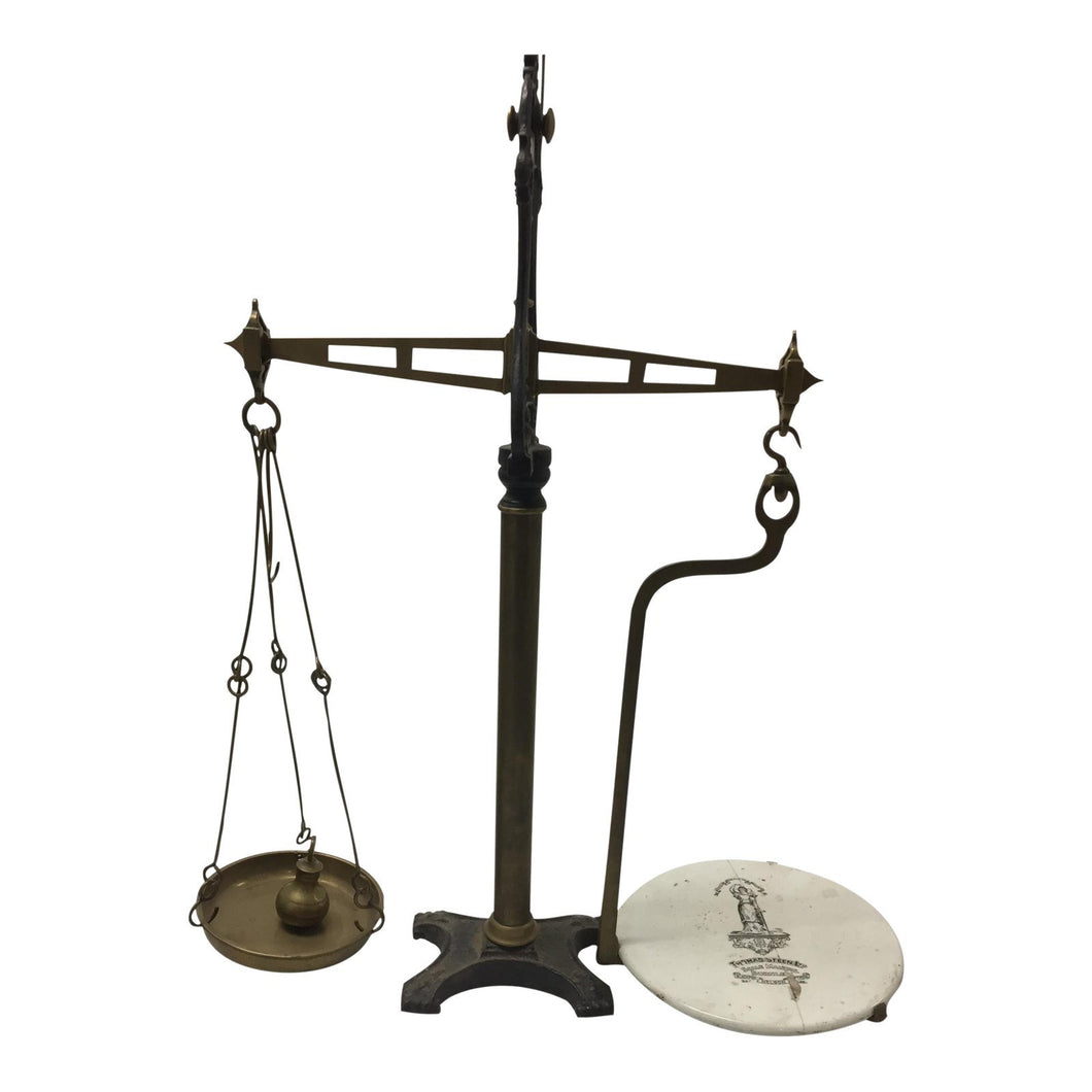 19th Century English Brass Scale