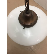 Load image into Gallery viewer, 20th Century American School Globe Hanging Light - a Pair-Chandelier-Antique Warehouse
