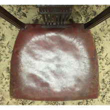 Load image into Gallery viewer, 20th Century Mahogany Side Chair with Red Leather-Chairs-Antique Warehouse