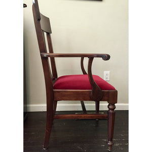 American Mahogany Armchair-Chairs-Antique Warehouse