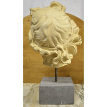 Load image into Gallery viewer, Bust - Sculpted Head Suspended on Stone Base-Sculpture-Antique Warehouse