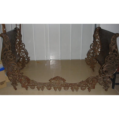 Cast Iron Day Bed-Bed-Antique Warehouse