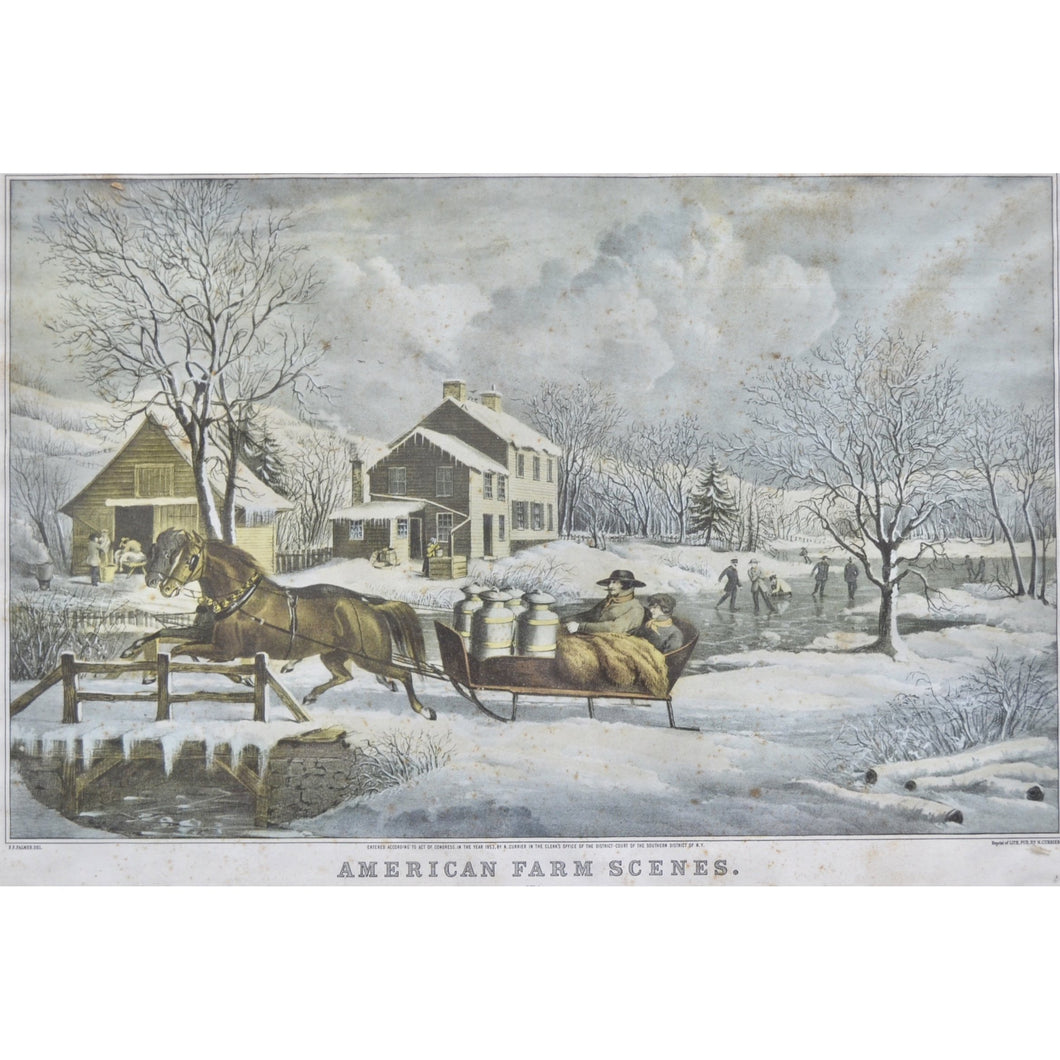 Currier & Ives Litho reprint of 