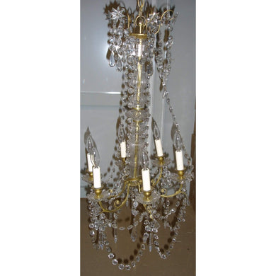 French 19th Century Crystal Chandelier-Chandelier-Antique Warehouse