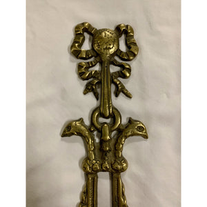 French Two Candle Brass Sconce-Sconces-Antique Warehouse