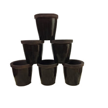 Load image into Gallery viewer, Glazed Terra Cotta Ceramic Planters-Planters-Antique Warehouse