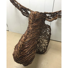 Load image into Gallery viewer, Grapevine Wicker Moose Head-Sculpture-Antique Warehouse