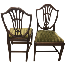 Load image into Gallery viewer, Hepplewhite Shield Back Chairs with Drop-in Seats - a Pair-Chairs-Antique Warehouse