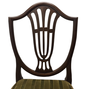Hepplewhite Shield Back Chairs with Drop-in Seats - a Pair-Chairs-Antique Warehouse