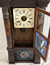 Load image into Gallery viewer, Antique Column Mantle Clock by Van Tassel-Clock-Antique Warehouse